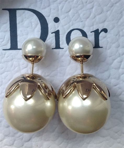 double sided pearl earrings dior price|christian mise en Dior tribal double pearl.